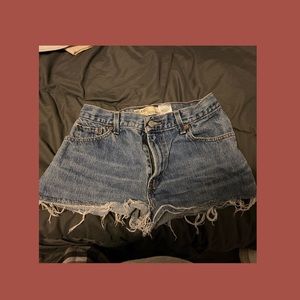 Denim Levis shorts